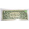 Image 2 : 1957 Series A $1 RARE *STAR NOTE* *SILVER CERTIFICATE* Serial # *63628185A!!