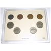 Image 2 : World War II Obsolete Coin Collection Includes 4 Nickels and 2 are SILVER and 4 Pennies including Pr