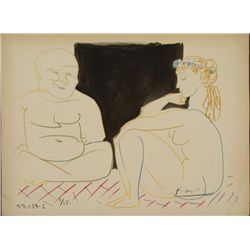 Pablo Picasso Original Signed Verve Lithograph 1954