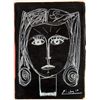 Image 1 : Pablo Picasso Original Drawing Signed In Book 1954