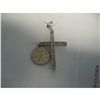 Image 1 : Large Diamond Cross, 14K Gold