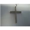 Image 2 : Large Diamond Cross, 14K Gold