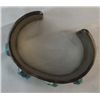 Image 2 : Vintage Native American Silver & Turquoise Cuff