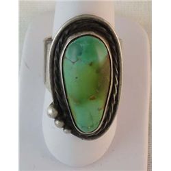 Vintage Native American Silver & turquoise ring