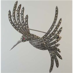 Sterling Bird Pin