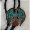 Image 2 : Native American Inlay Silver Bolo