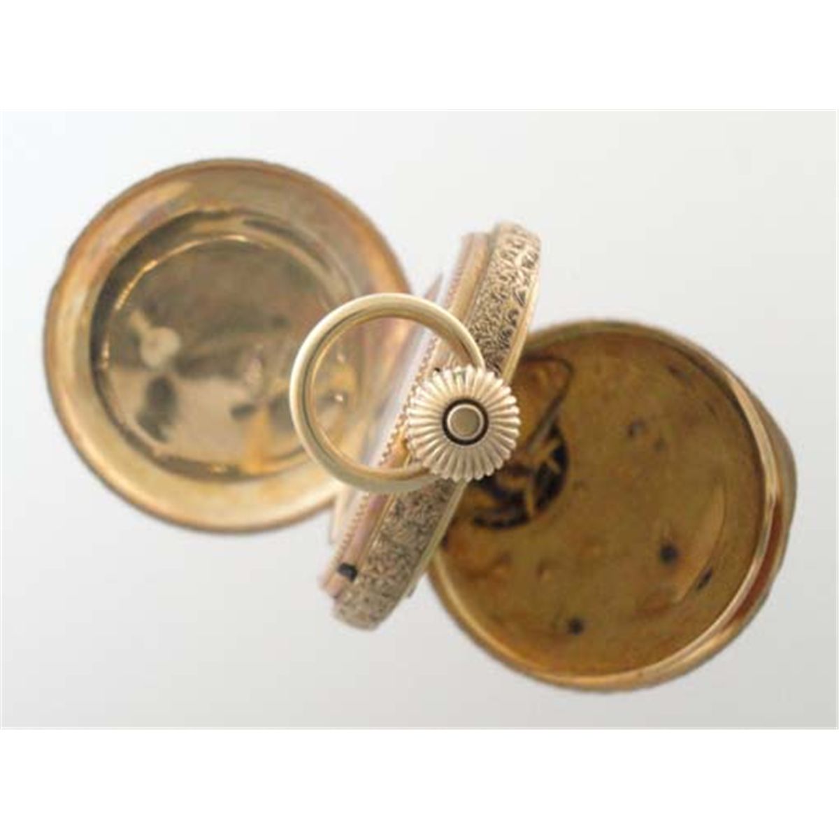 Illionois Ladies 14K Gold Hunting Case Pocket Watch