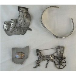 Lot Vintage Silver jewelry