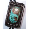 Image 2 : Authentic Vintage Silver & Turquoise Native American Bolo