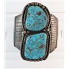 Image 1 : Vintage Native American Cuff Bracelet Turquoise & silver