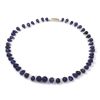 Image 1 : Natural Tanzanite Smooth Teardrop Beads Stringing Neckalce Gemstones 141.25ctw with brass clasp