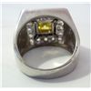 Image 3 : Sterling Silver Men's Ring w/ CZ Stones