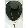 Image 1 : Silver Cross & Chain