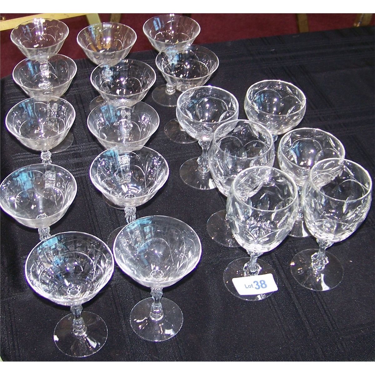 18 Pieces of Lenox & Assorted Fine Glassware.