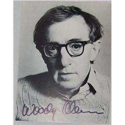 Woody Allen Signed Postcard.