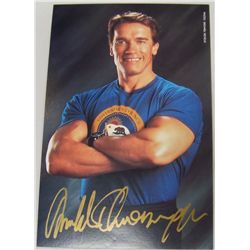 Arnold Schwarzeneggar Signed Photo.