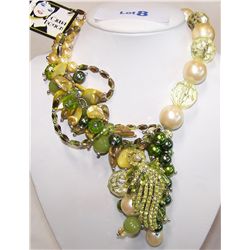 Vine of Paradise Vintage Brooch and Necklace.