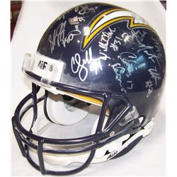 San Diego Chargers Signed Helmet.