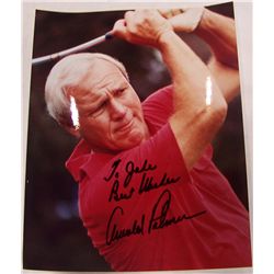 Arnold Palmer Signed Picture.