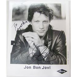 Jon Bon Jovi Signed Picture.