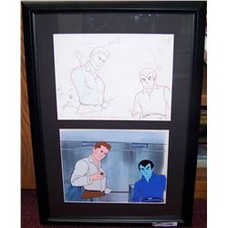 The Green Lantern Orig. Animation Cel.
