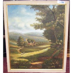 Antique/Vintage Oil on Canvas.