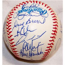 1997 Detroit Tigers Signed Baseball.
