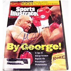 George Foreman Signed Sports Illustrated Magazine.