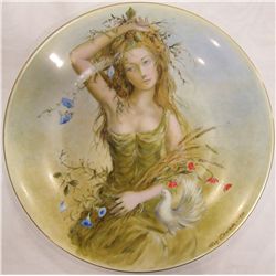 Guy Camblier Collectible Plate "La Juene Fille D' Ete  w/ C.O.A.