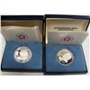 Image 1 : (2x$) 90% SILVER PROOF BI-CENTENNIAL U.S MEDALS. JOHN ADAMS-PAUL REVERE.