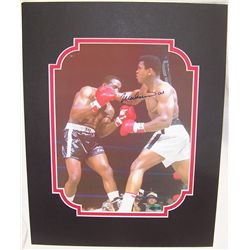 MUHAMMAD ALI  Signed Photograph ALI VS. LISTON WITH CERTIFICATE OF AUTHENTICITY.