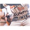 Image 2 : HANK AARON Signed Braves Photograph w/COA, Unframed.
