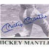 Image 2 : MICKEY MANTLE HAND-SIGNED  Plaque With Certificate of Authenticity.