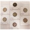 Image 1 : (7X$) U.S LIBERTY NICKELS, 1902-1912-D.