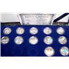 Image 3 : (4X$) COMMEMORATIVE QUARTER & DOLLAR SETS INCLUDING STAMPS & HOLOGRAM COLLECTIONS.