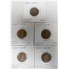 Image 1 : (5X$) 1909-VDB LINCOLN CENTS. VG-VF CONDITION.