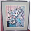 Image 1 : HENRI MATISSE FRAMED OFF-SET LITHOGRAPH.