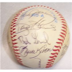 1984 CALIFORNIA ANGELS TEAM SIGNED BASEBALL