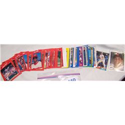 APPROXIMATELY 100+ ASSORTED ROOKIE BASEBALL CARDS
