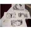 Image 2 : LOT OF FOUR UNFRAMED GIBSON GIRL PRINTS