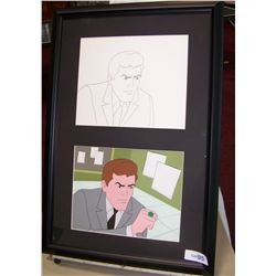 The GREEN LANTERN Original Hanna Barbara Cartoon Animation Cel.