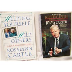 PAIR of JIMMY & Rosalyn CARTER Autographed Books.