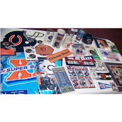 30+ CHICAGO BEARS COLLECTIBLE MISC. MEMORABILIA AS SHOWN