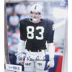 OAKLAND RAIDERS Ted Hendricks HOF Autographed Picture