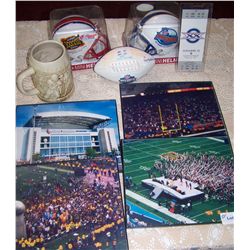 10 Piece NFL PRO BOWL & SUPER BOWL Lot of Assorted Collectibles as shown
