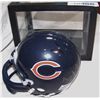 Image 1 : BRIAN URLACHER SIGNED CHICAGO BEARS MINI HELMET IN PRESENTATION CASE.