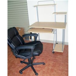 Computer Desk with Chair