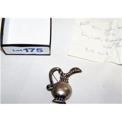MEXICAN STERLING SILVER  "URN" PIN.