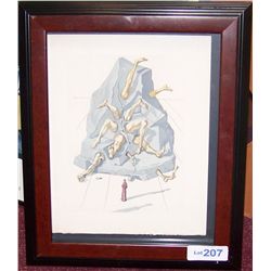 Salvador Dali Woodblock From the Divine Comedy.