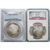 Image 1 : 2 1880S  Morgan $  NGC62 star and PCGS63PL